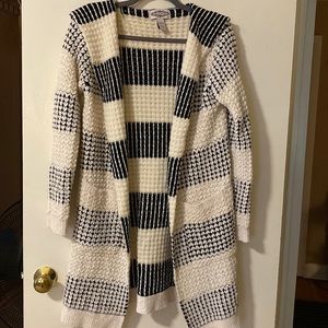 Oliver long hooded cardigan Sz medium